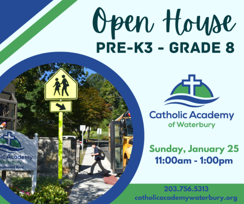 Open House for Pre-K3 - Grade 8